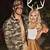 cute deer and hunter couple costume