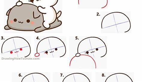 Easy Cute Cat Drawing Step By Step : Cat Easy Draw Drawing Cute Step