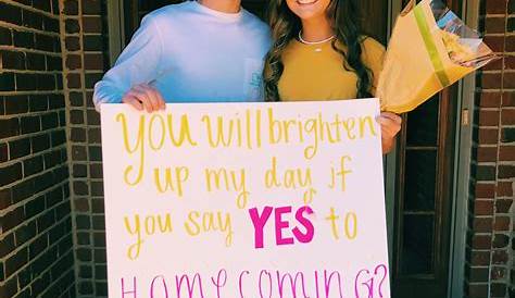 Cute Homecoming Proposal Ideas Top Ten The Lancer Link