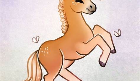 Cute Horse Pictures To Draw Kawaii Cartoon, Animal ings,