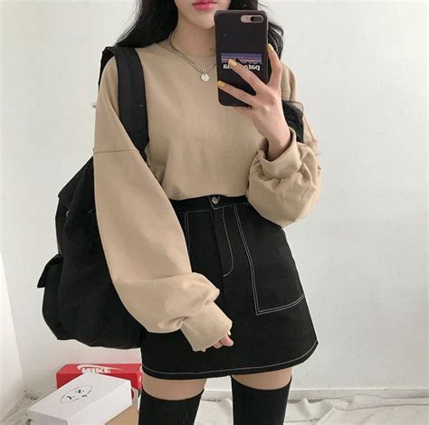 Woman classic clothing ideas stylish autumn 2020 gentle korean fashion