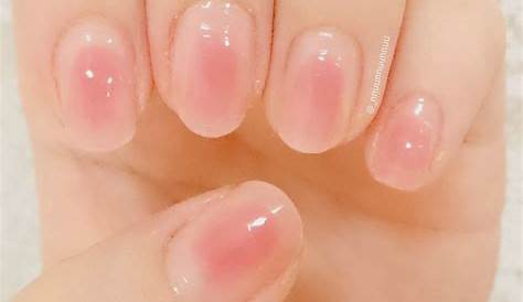Cute Korean Pink Nails Sweet Jelly Artificial Patches Ins Pure Color