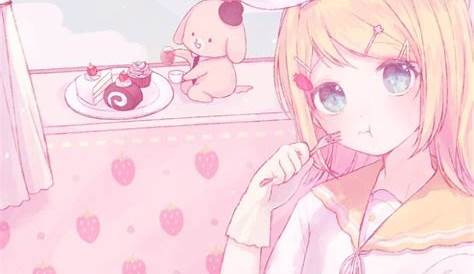 Cute Pink Aesthetic Anime Pfp - Anime girl, anime art, cute, kawaii.