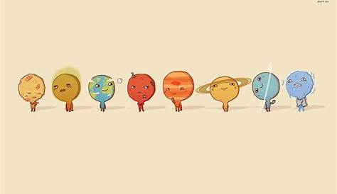 Cute Planets Wallpaper Tumblr Minimalism, Solar System, Humor s HD