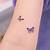 cute small butterfly tattoo designs