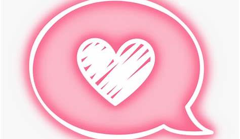 Download Message Heart Pink Overlay Tumblr Cute Kawaii Neon - Pastel