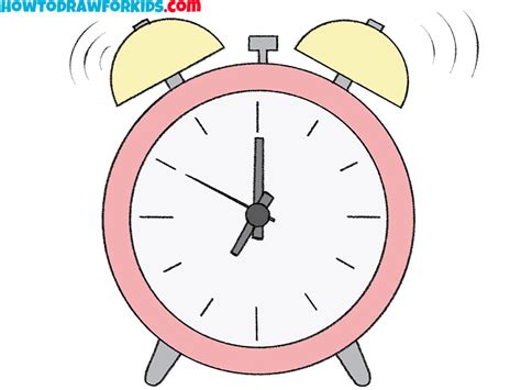 Cute Alarm Clock Drawing
