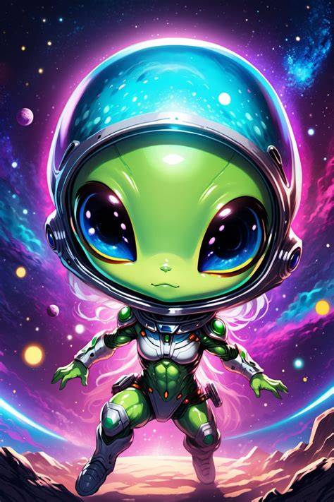 Cute Animated Alien Wallpapers Wallpaper Cave