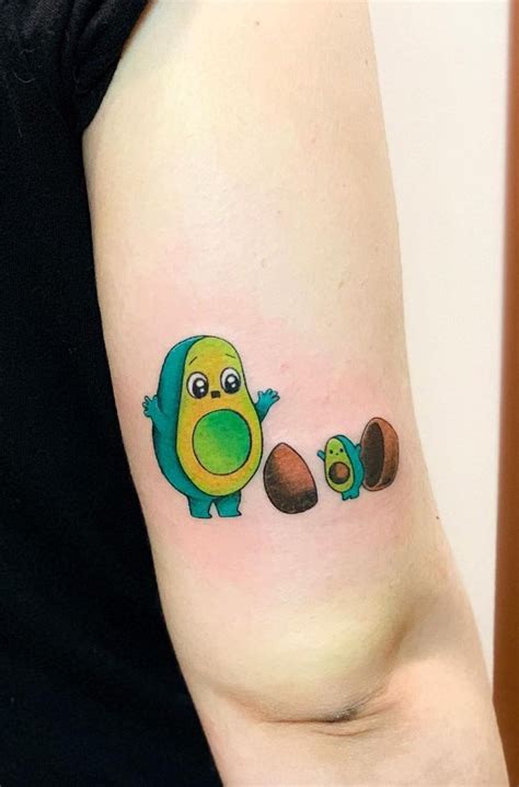 Cute Avocado Tattoos
