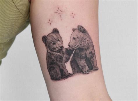 Cute Bear Tattoos