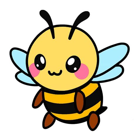 Cute Bee Drawing