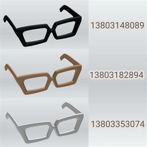 cute black cat eye glasses roblox code