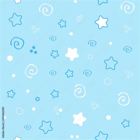 Cute Blue Background Pattern