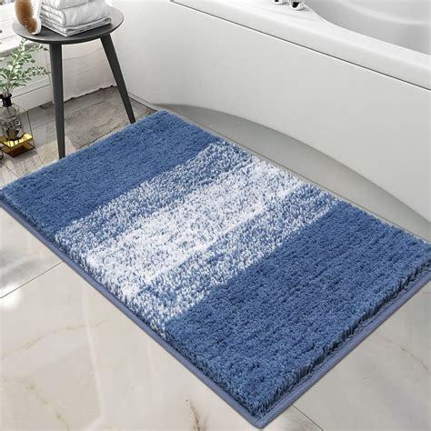 Cute Blue Bath Mats