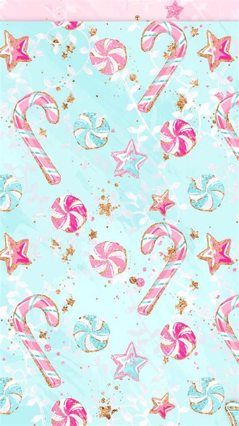 Cute Candy Cane Wallpaper