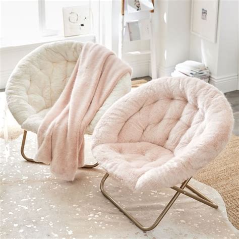 Pink Desk Chair, Fluffy Chair for Girls, Makeup Vanity Chair, Modern
