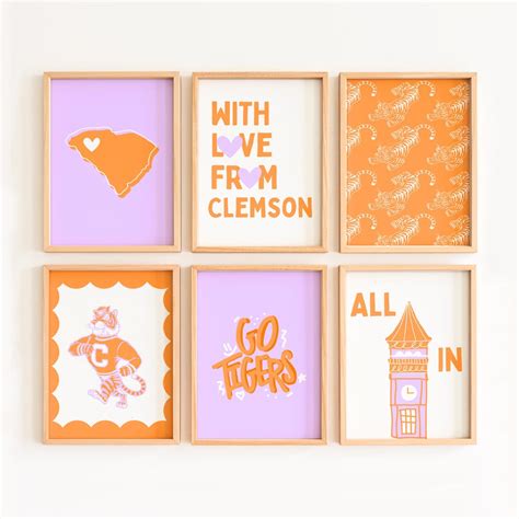 Cute Clemson Prints