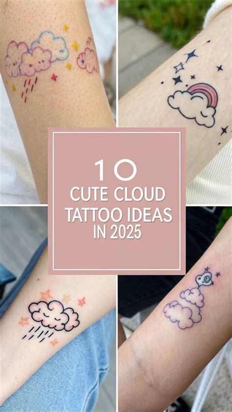 Cute Cloud Tattoos