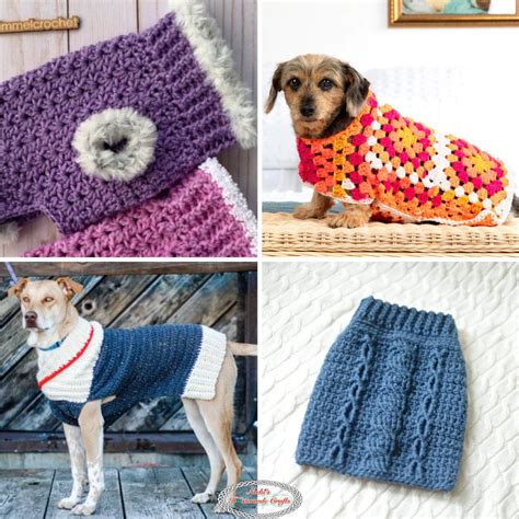Cute Crochet Dog Sweater Pattern