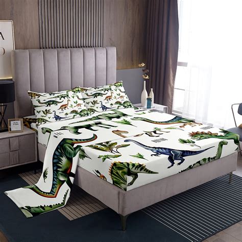 Cute Dinosaur Bed Sheets
