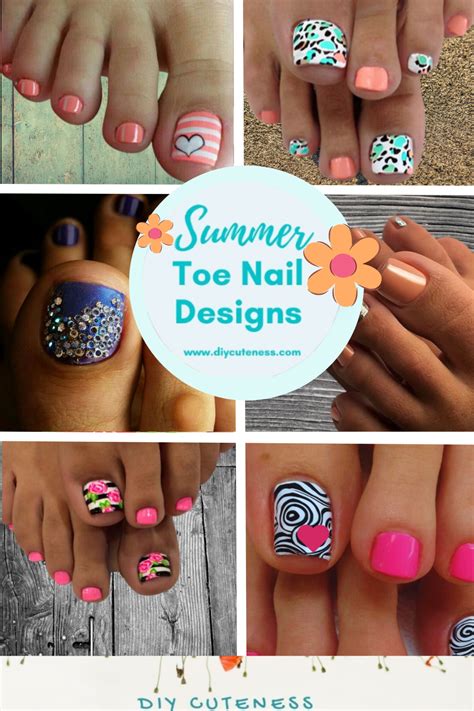 cute diy toe nail designs