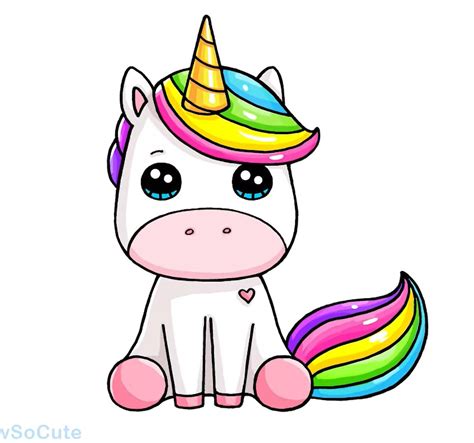 Cute Drawing Of Unicorn