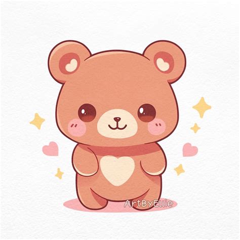 cute drawings bear