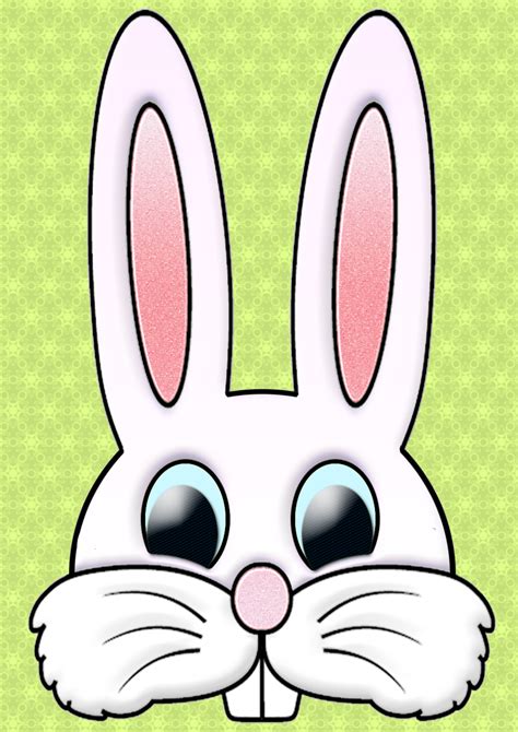 cute easter bunny face