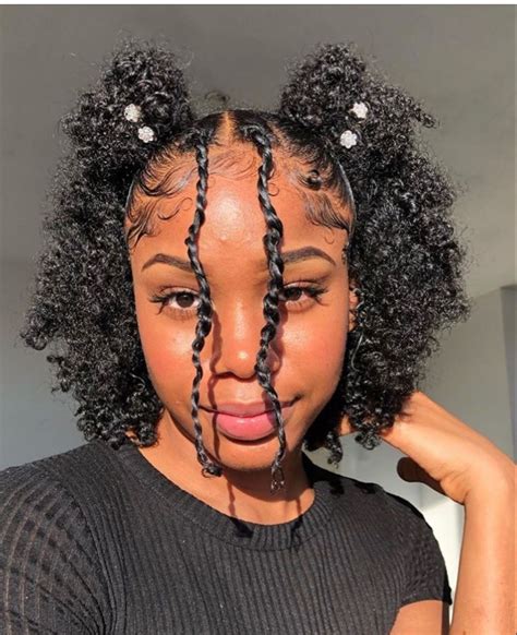 Unique Cute Easy Hairstyles For Curly Hair Black Girl For Short Hair