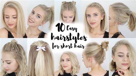  79 Ideas Cute Easy Hairstyles For Short Straight Hair For Bridesmaids