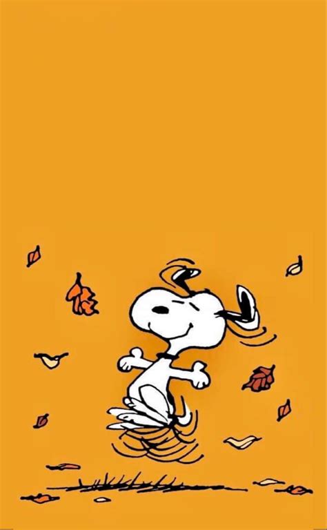 Cute Fall Wallpaper Snoopy