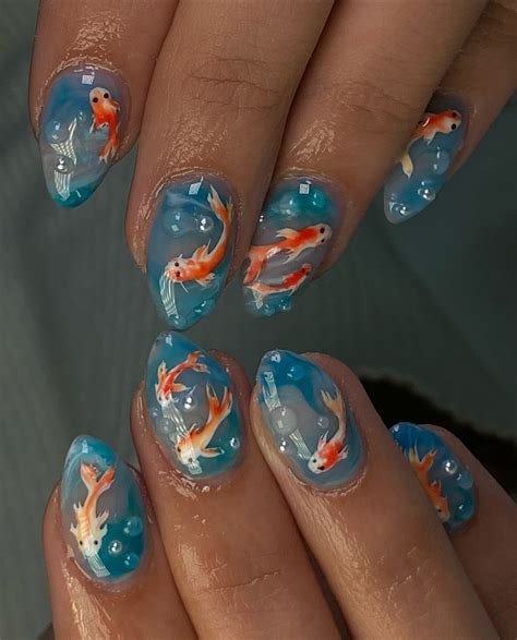 Captivating Cute Fish Nail Designs to Make a Splash