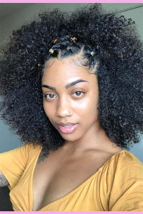  79 Gorgeous Cute Hairstyles For Medium Length Hair Black Girl With Simple Style