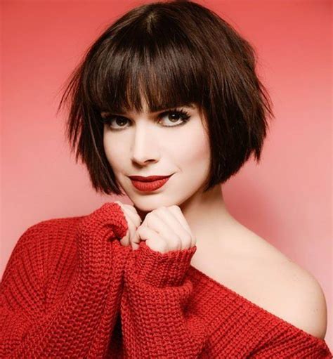 79 Stylish And Chic Cute Hairstyles For Short Hair With Fringe Hairstyles Inspiration
