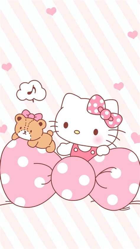 cute kawaii hello kitty wallpaper
