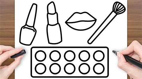 Essential Tools and Supplies for Cute Makeup Drawings