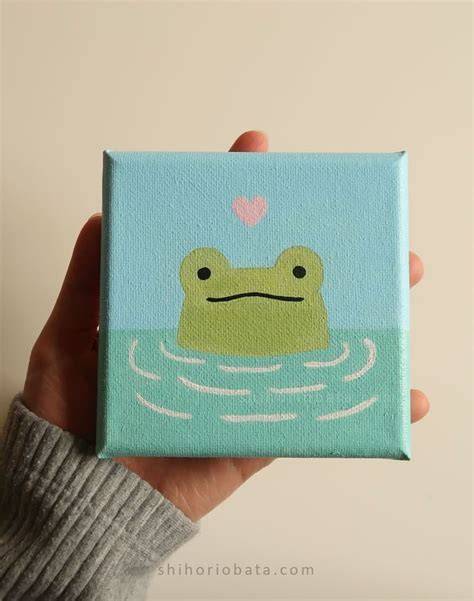 cute mini paintings easy