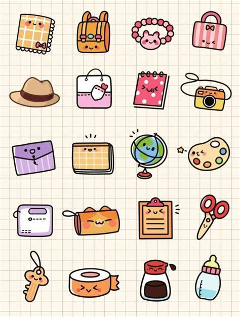 cute mini things drawing