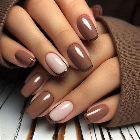 Cute Nails With Brown