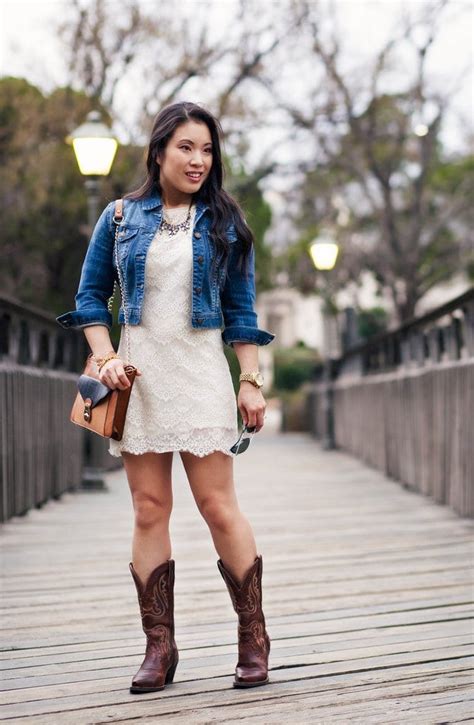 cute outfits with cowboy boots women