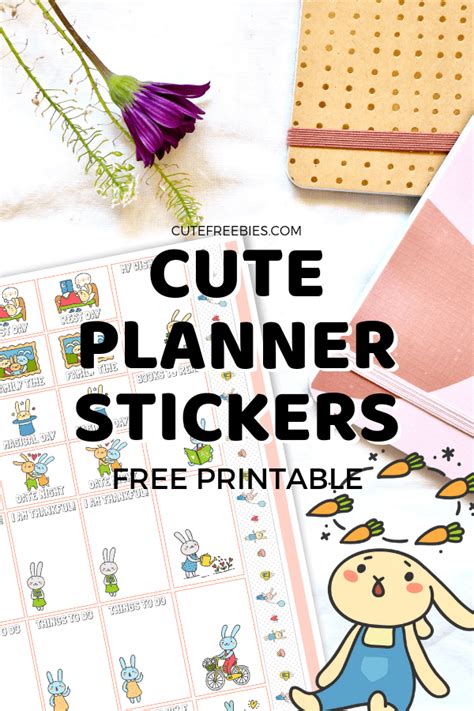 Cute Planner Stickers Printable