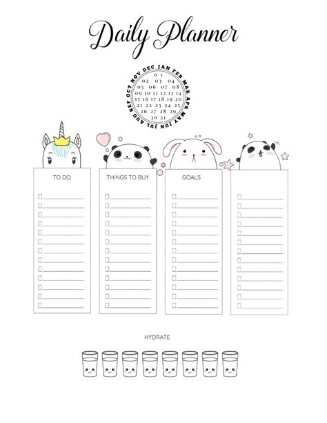 Cute Planner Titles