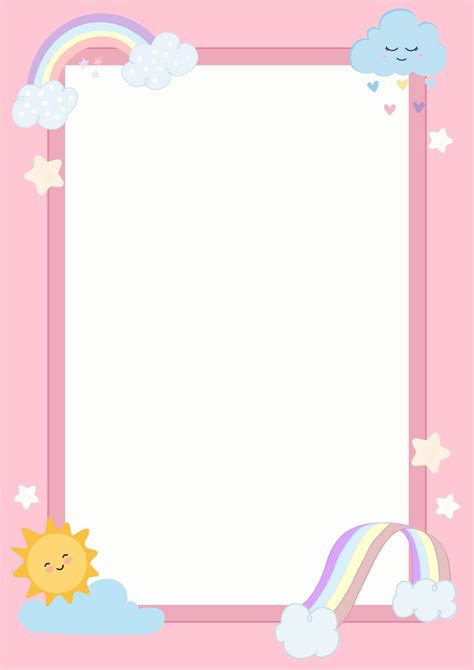 Cute Printable Paper Borders