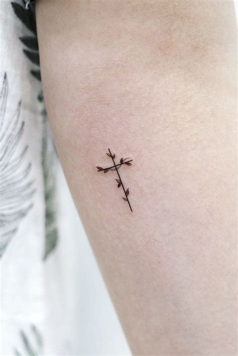 Cute Small Cross Tattoos