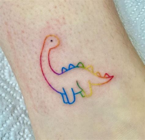 Cute Small Dinosaur Tattoos