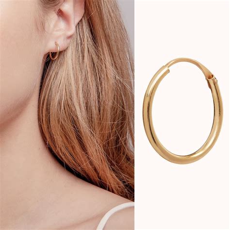 Cute Small Gold Hoops