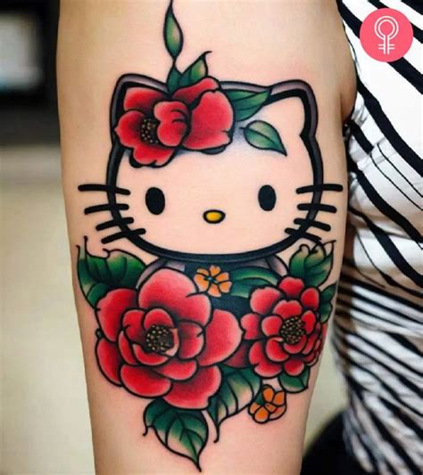 Cute Small Hello Kitty Tattoos