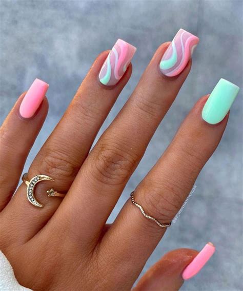 Stand Out This Summer with Captivating Cute Summer Nails Long Square