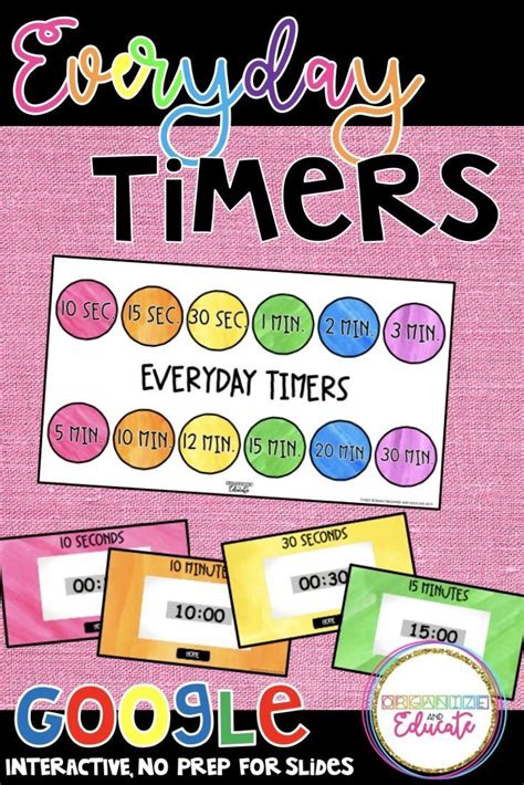 Cute Timers For Google Slides
