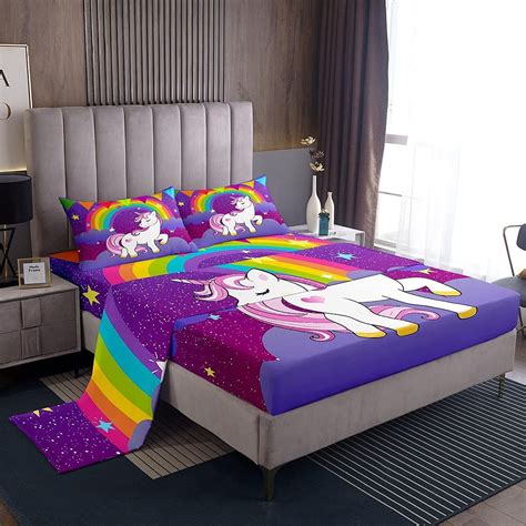 Cute Unicorn Bed Sheets